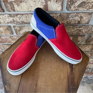 Men’s Vans Canvas Slip On Shoes Size 11 Look New!